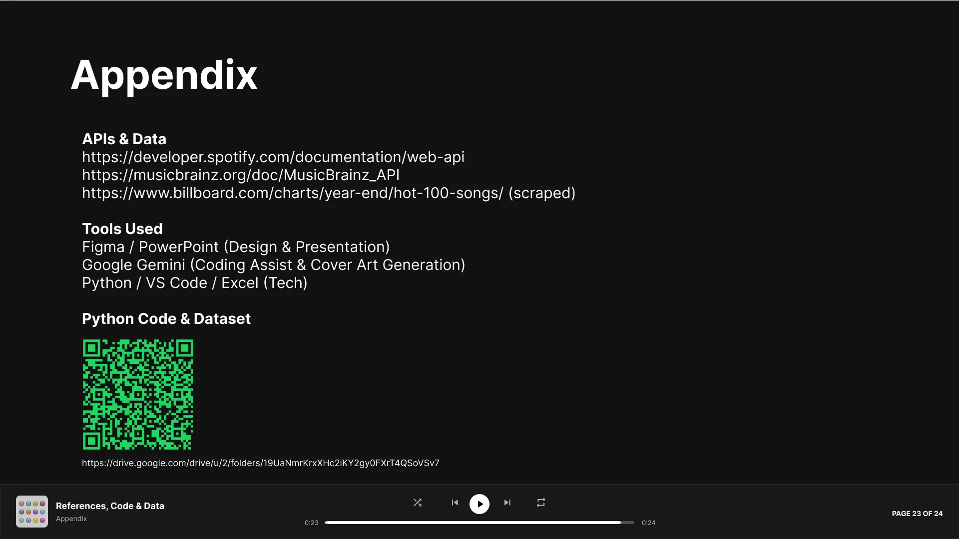 Slide 23 - Summary